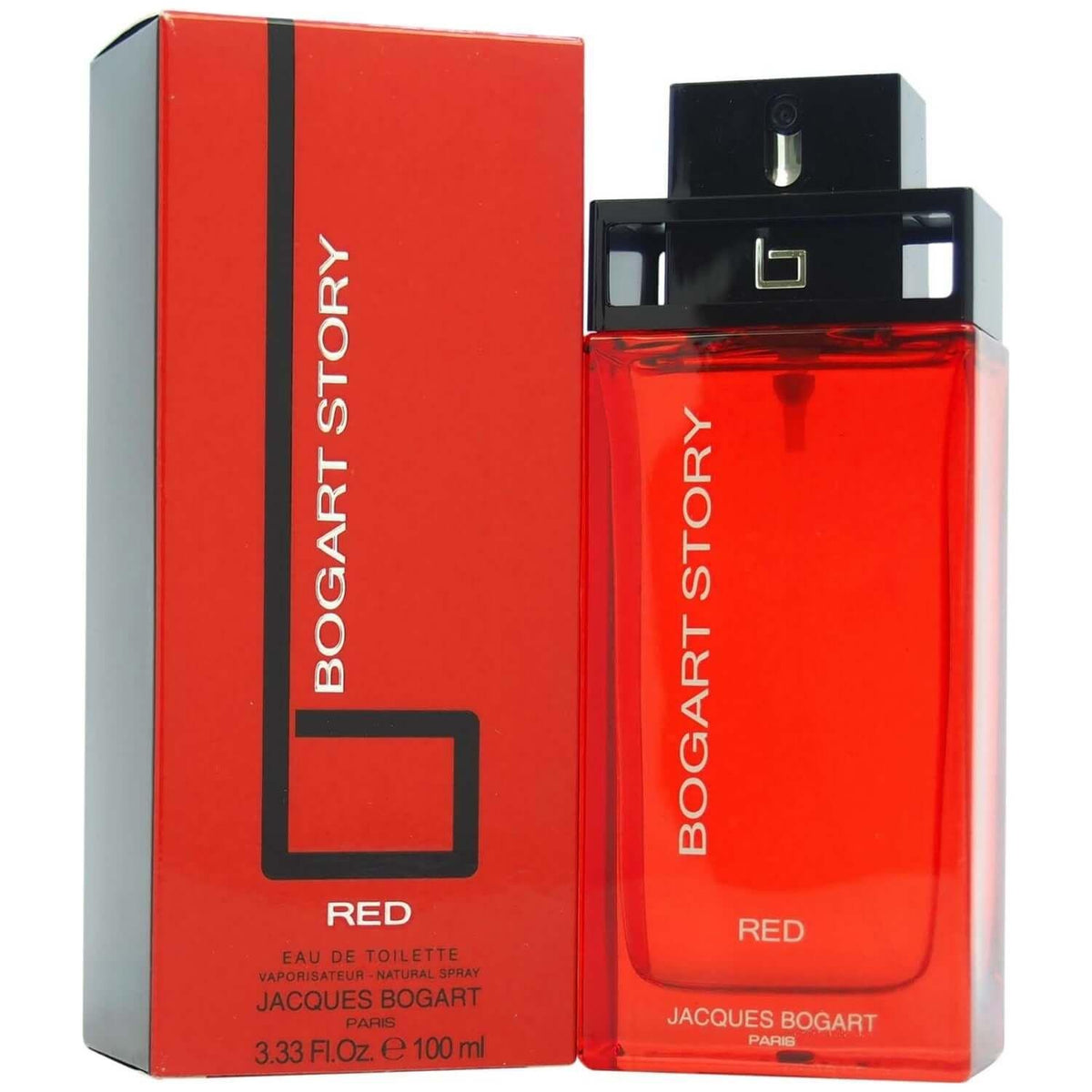BOGART STORY RED Jacques Bogart Cologne 3.3 / 3.4 oz EDT For Men NEW IN BOX 3355991004061