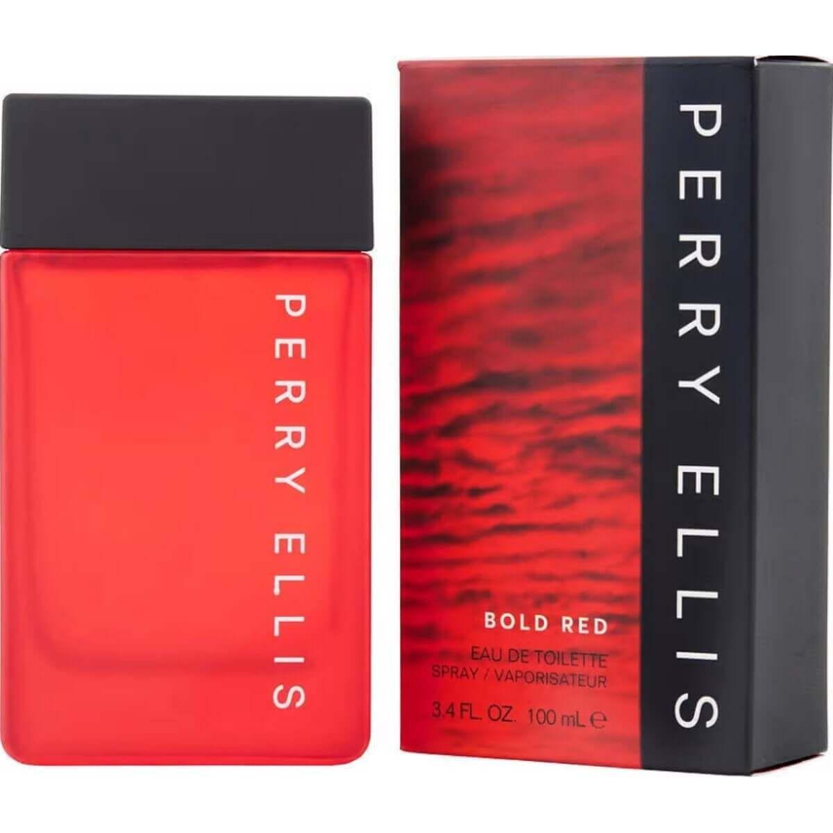Bold Red by Perry Ellis cologne for him EDT 3.3 / 3.4 oz New in Box 844061013193