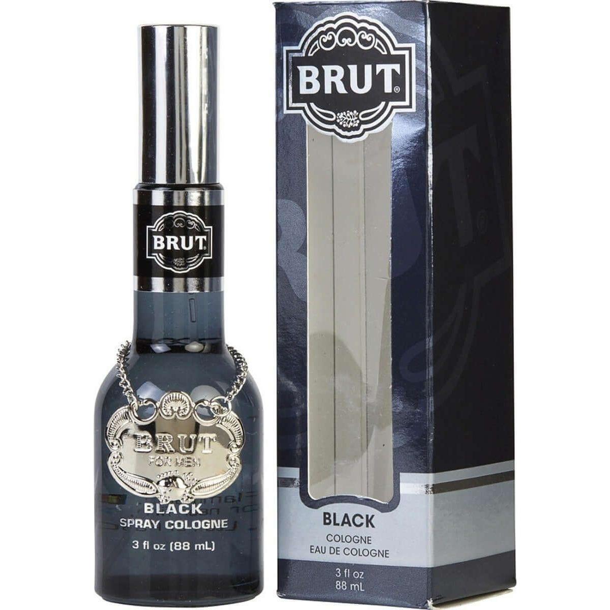 BRUT BLACK by Faberge cologne for men EDC 3.0 oz New in Box 827755090915
