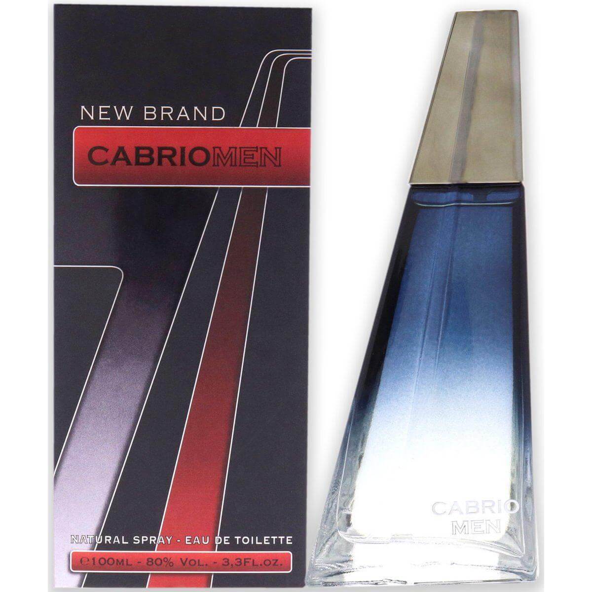Cabrio by New Brand cologn for men EDT 3.3 /3.4 oz New In Box 5425017732808