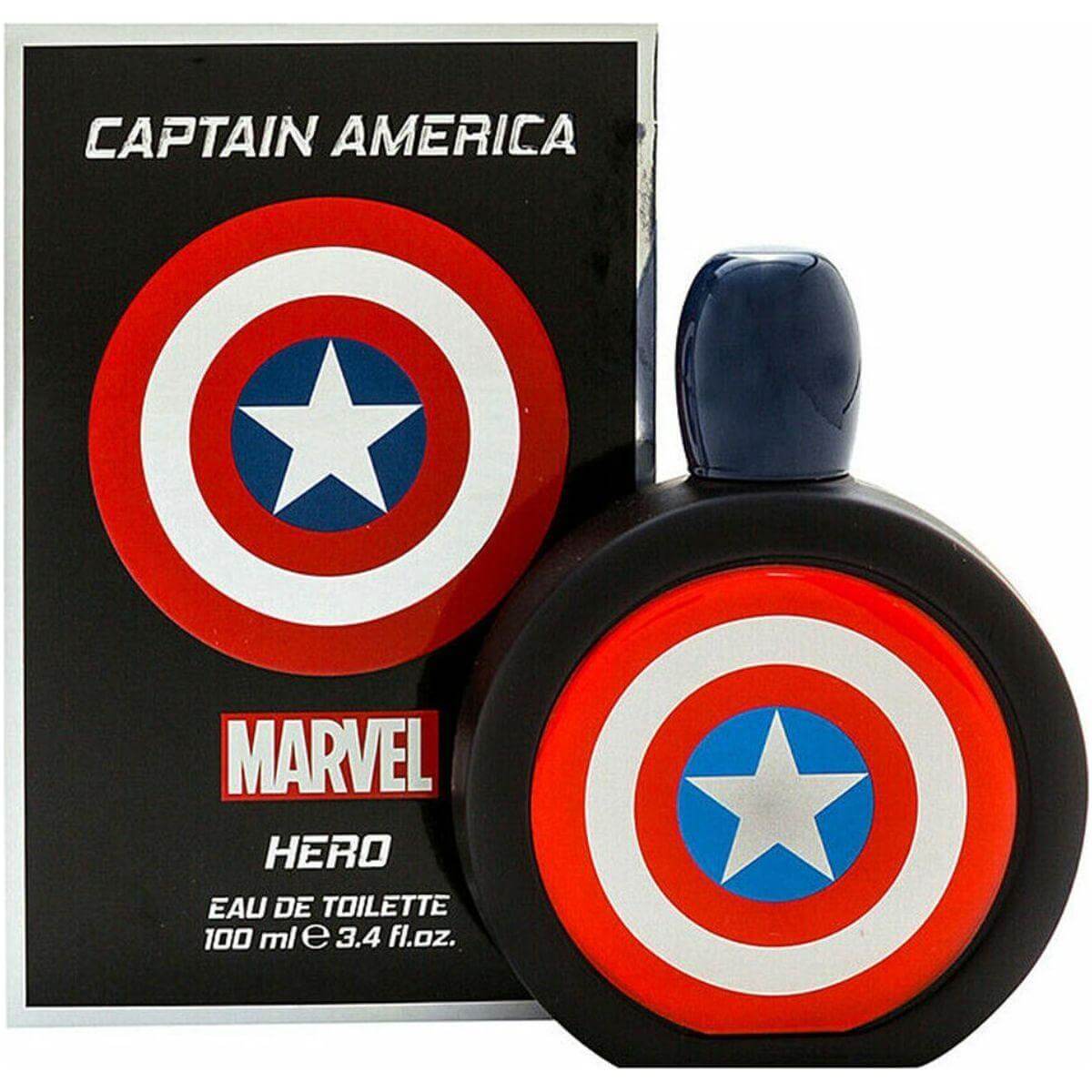 Captain America Hero by Marvel cologne for men EDT 3.3 / 3.4 oz New in Box 810876037563