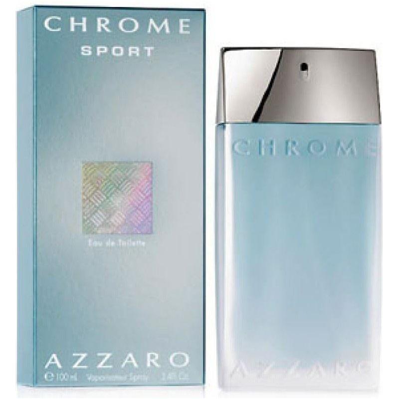 Chrome Sport Cologne by Azzaro 3.4 oz edt 3.3 for Men NEW IN BOX 3351500951741