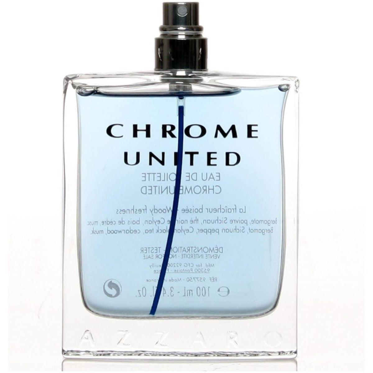 CHROME UNITED Azzaro cologne edt 3.4 oz 3.3 NEW TESTER 3351500957750