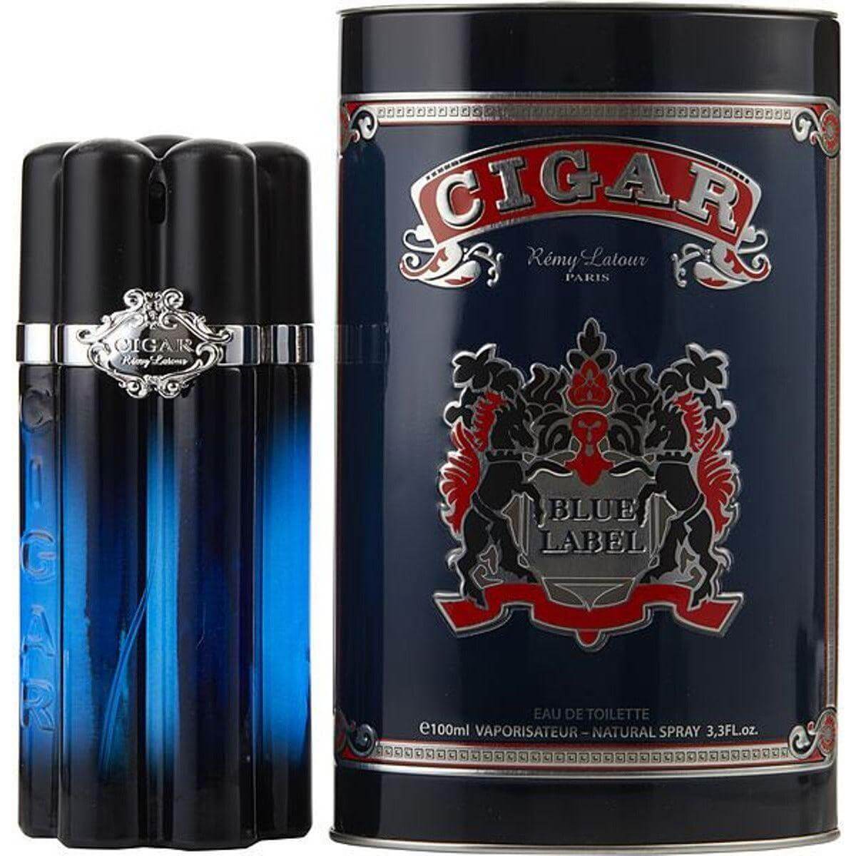 Cigar Blue Label By Remy Latour cologne for men EDT 3.3 / 3.4 oz New in Box 3610400036201