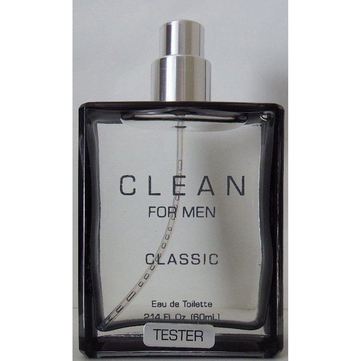Clean Classic Men by Clean cologne EDT 2.14 oz New Tester 874034006587