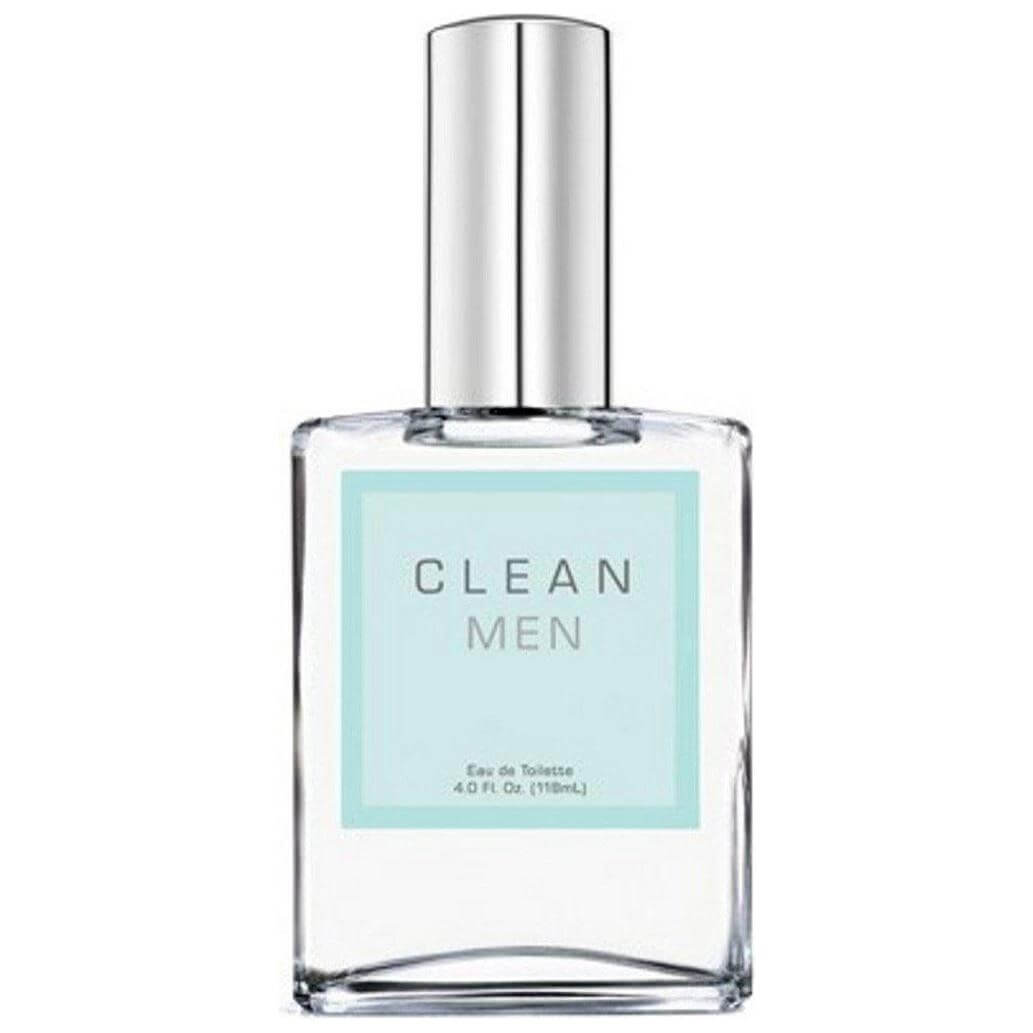 CLEAN MEN spray 4.0 oz edt Cologne for men NEW unboxed with cap