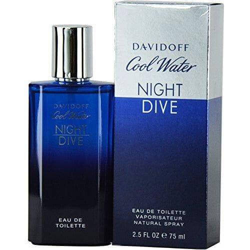 COOL WATER NIGHT DIVE Davidoff Men 2.5 oz edt NEW IN BOX 3607347580898