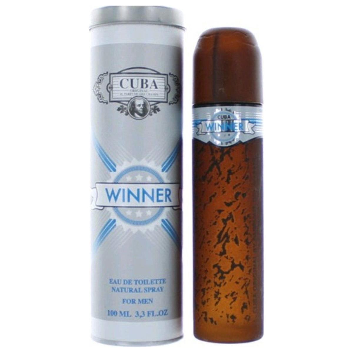 Cuba Winner By Cuba cologne for men EDT 3.3 / 3.4 oz New in Box 5425017736134