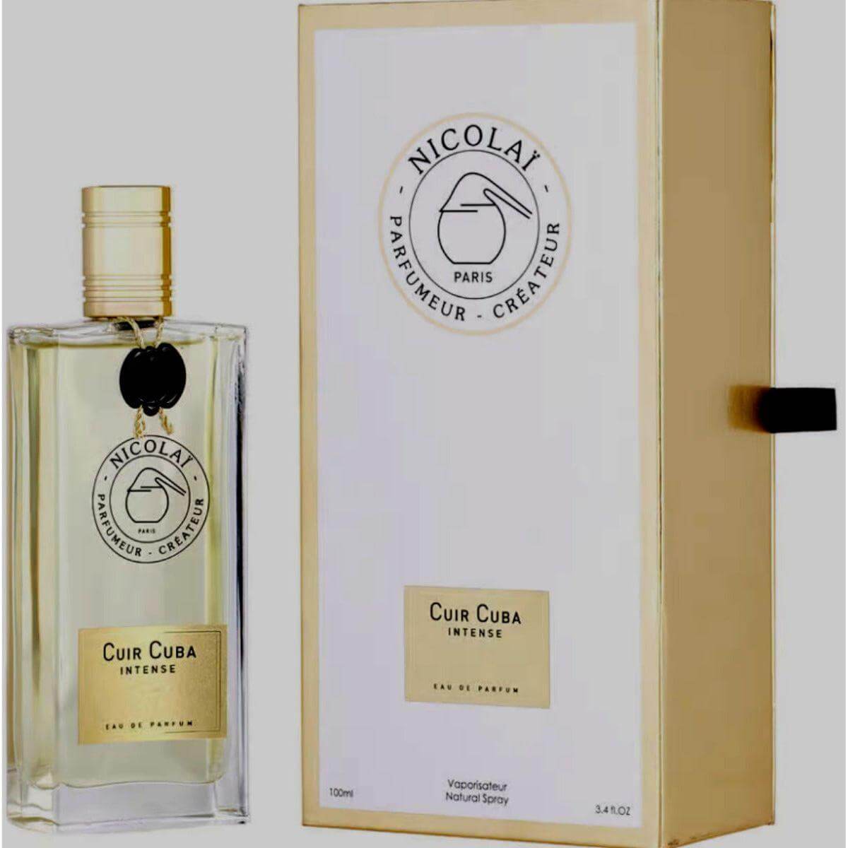Cuir Cuba Intense by Nicolai P. Createur unisex EDP 3.3 / 3.4 oz New in Box 3581000018198