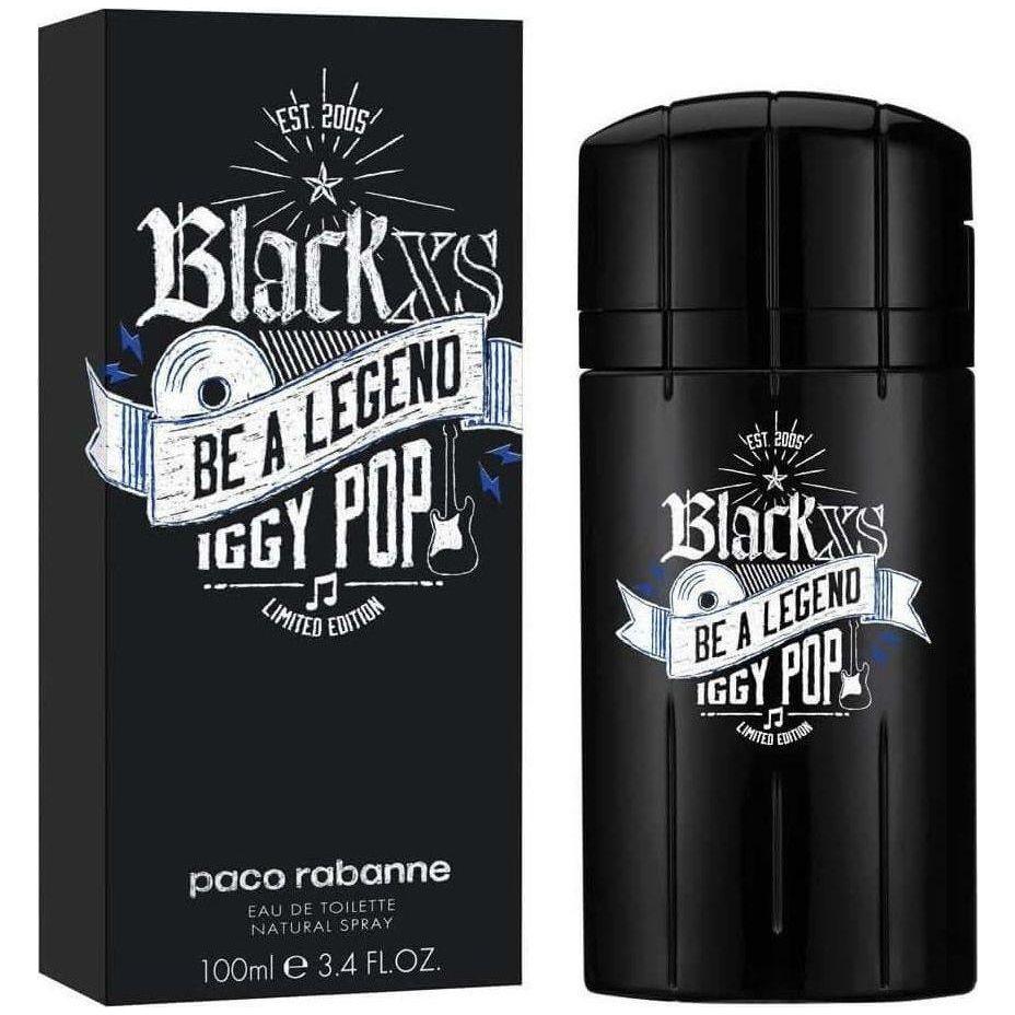 Black XS Be a Legend Iggy Pop by Paco Rabanne 3.3 oz 3.4 Spray for Men