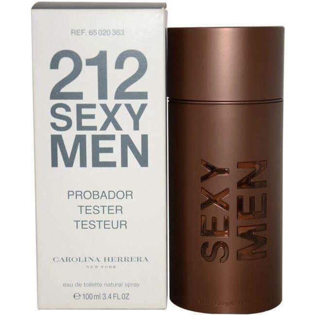 212 SEXY MEN for Men by Carolina Cologne EDT oz Spray NEW tester box with cap