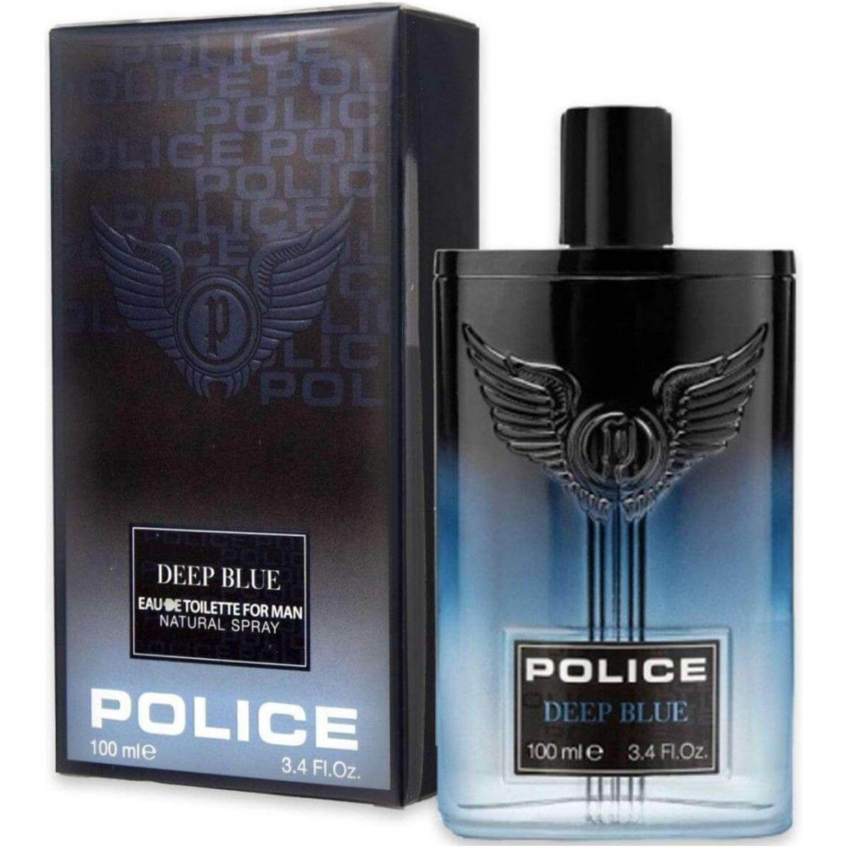 Deep Blue by Police cologne for men EDT 3.3 / 3.4 oz New in Box 679602221108