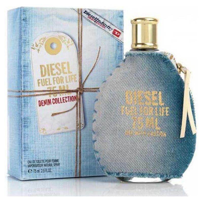 Diesel Fuel For Life Denim Perfume 2.5 oz edt Spray for women NEW in BOX 3605521409133