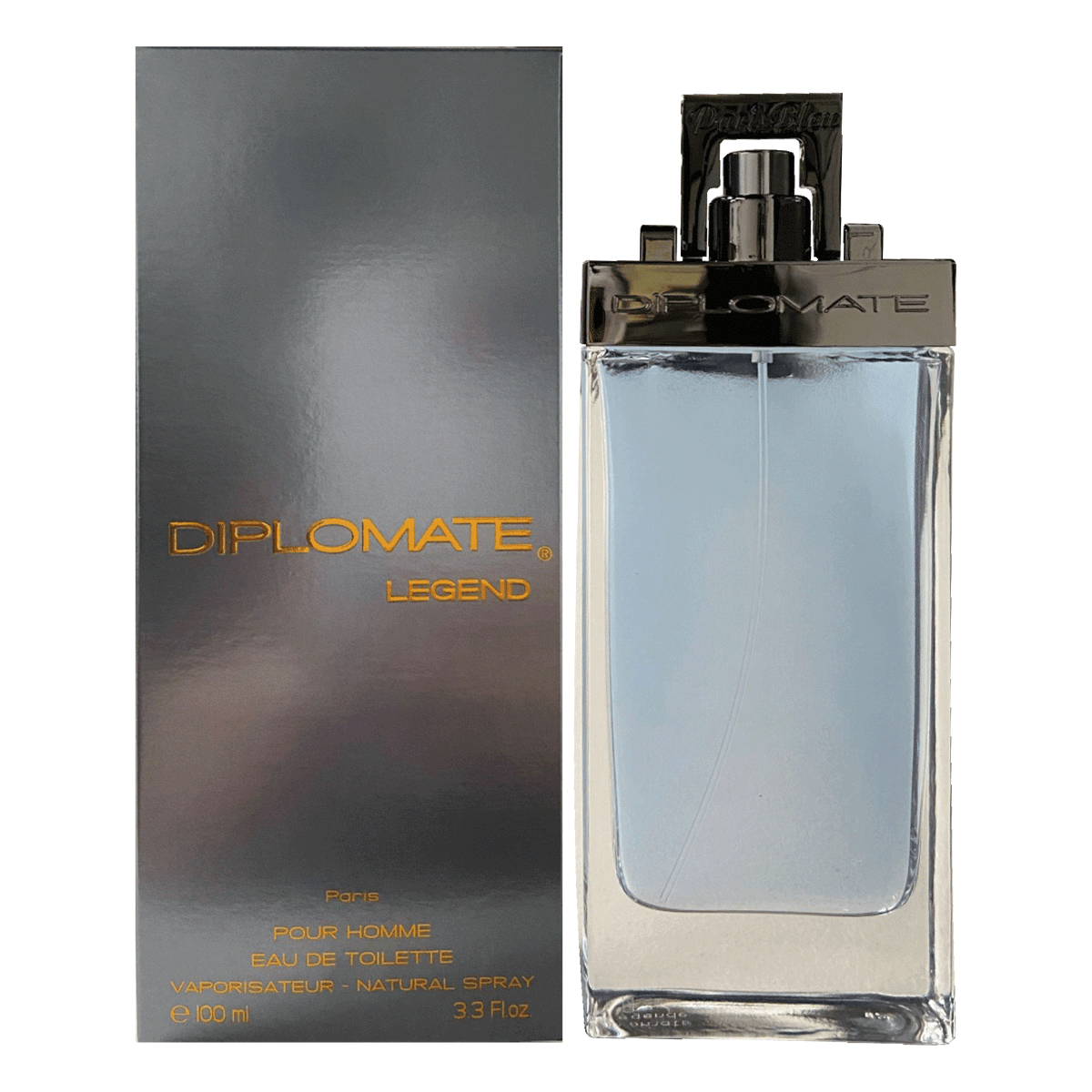 Diplomate Legend by paris Bleu cologne for men EDT 3.3 / 3.4 oz New In Box 3442151001623