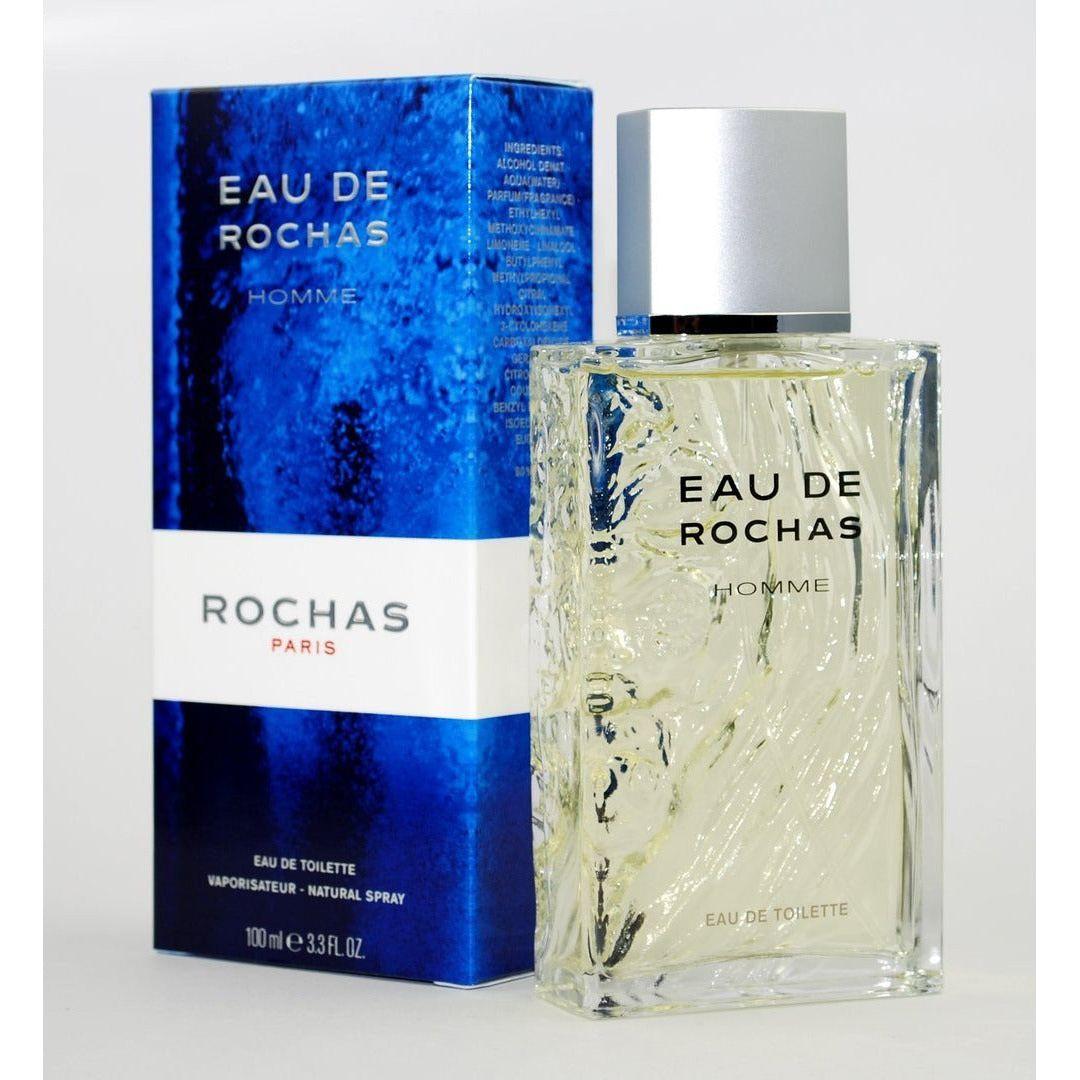 EAU DE ROCHAS HOMME by Rochas Eau De Toilette 3.3 / 3.4 oz Men New in Box 3386460076340