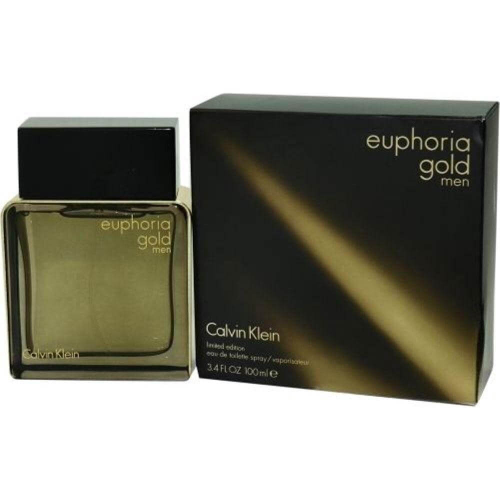 EUPHORIA GOLD Men by Calvin Klein Cologne edt 3.3 / 3.4 oz New In Box 3607342831452