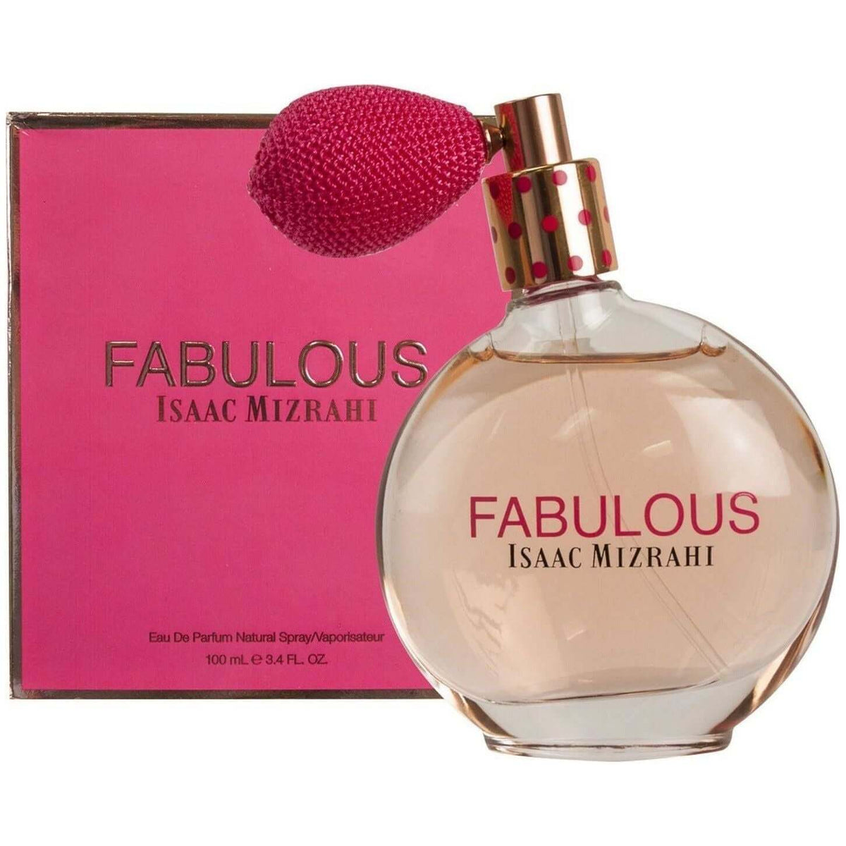 FABULOUS Isaac Mizrahi 3.3 / 3.4 oz EDP Spray for Women NEW IN BOX 849084001059