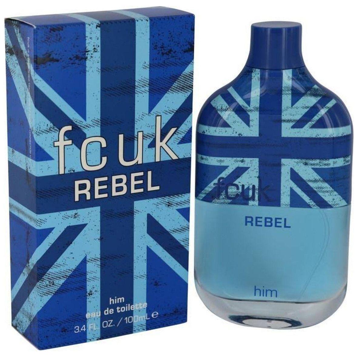 FCUK REBEL by French Connection cologne EDT 3.3 / 3.4 oz New in Box 085715671202