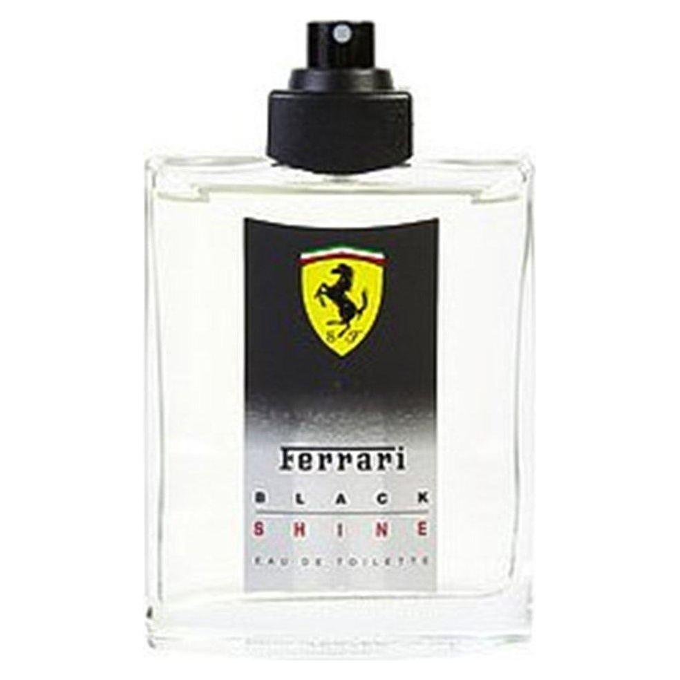 Ferrari BLACK SHINE by Ferrari 4.2 oz edt Cologne Spray for Men New Tester 8002135097452