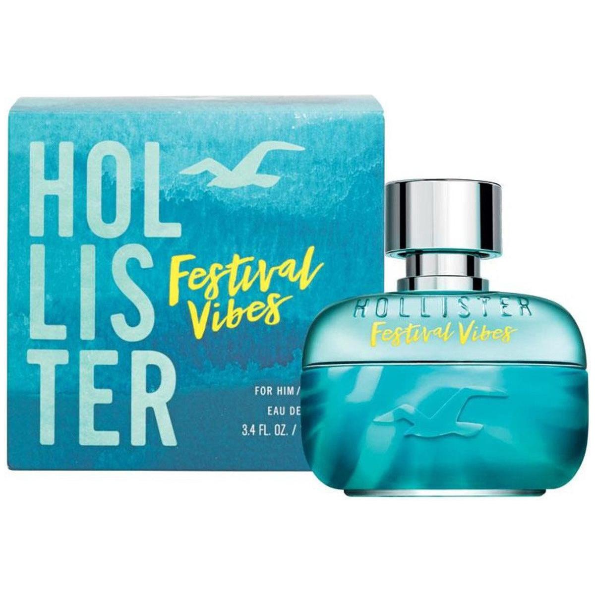 Festival Vibes by Hollister cologne for him EDT 3.3 / 3.4 oz New in Box 085715268518