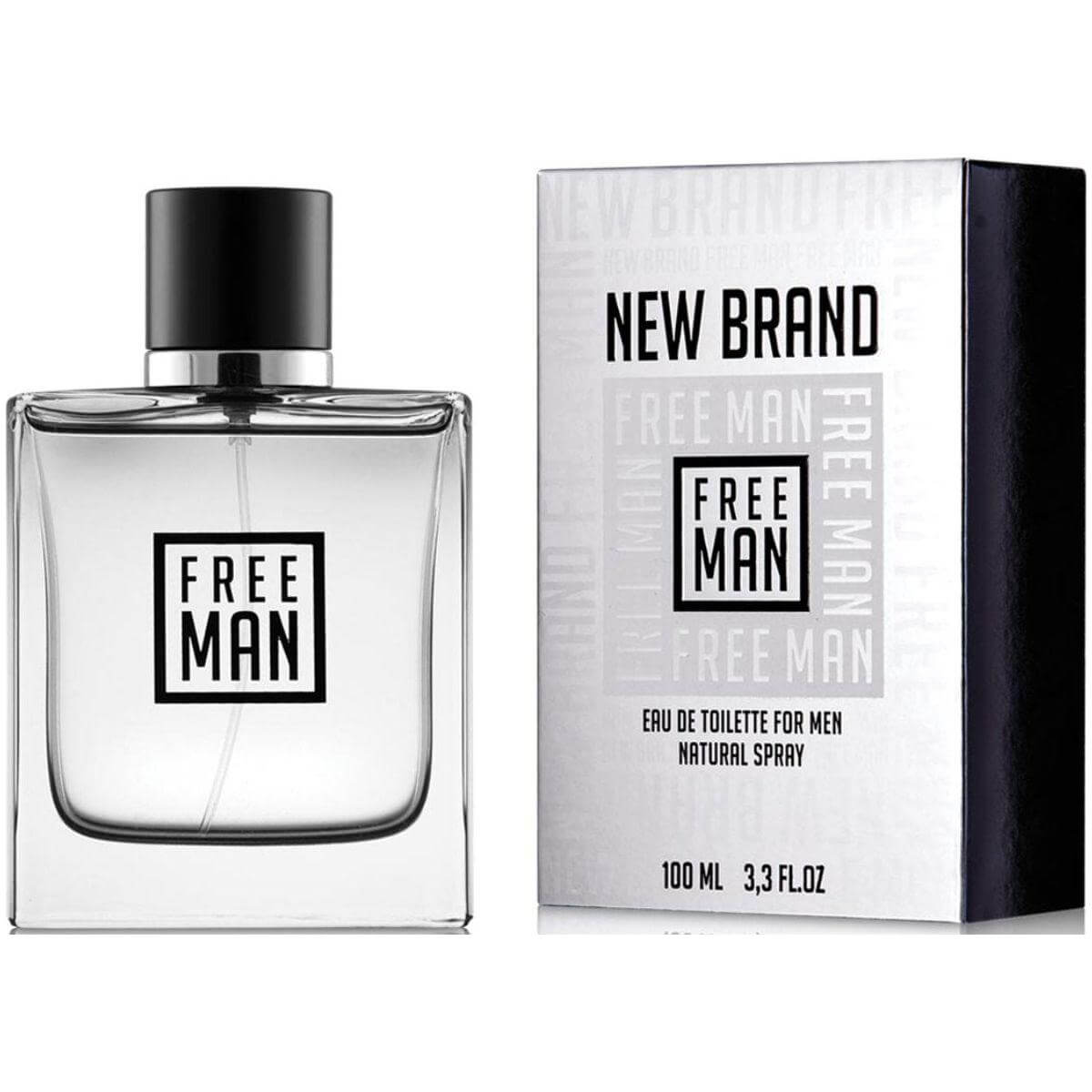 Free Man by New Brand cologne for men EDT 3.3 /3.4 oz New In Box 5425039220130