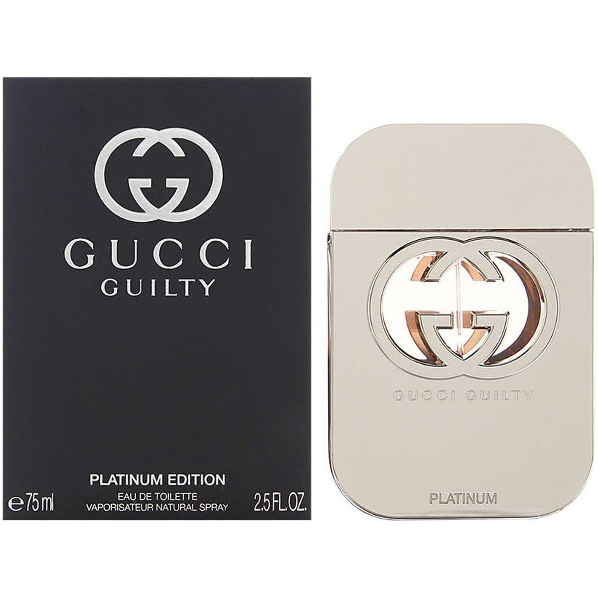 Gucci Guilty Platinum Edition by Gucci perfume EDT 2.5 oz New in Box 730870216965