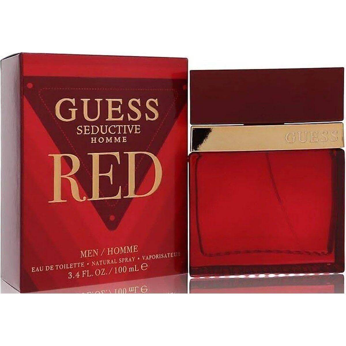 Guess Seductive Homme Red by Guess cologne EDT 3.3 / 3.4 oz new in Box 085715321732