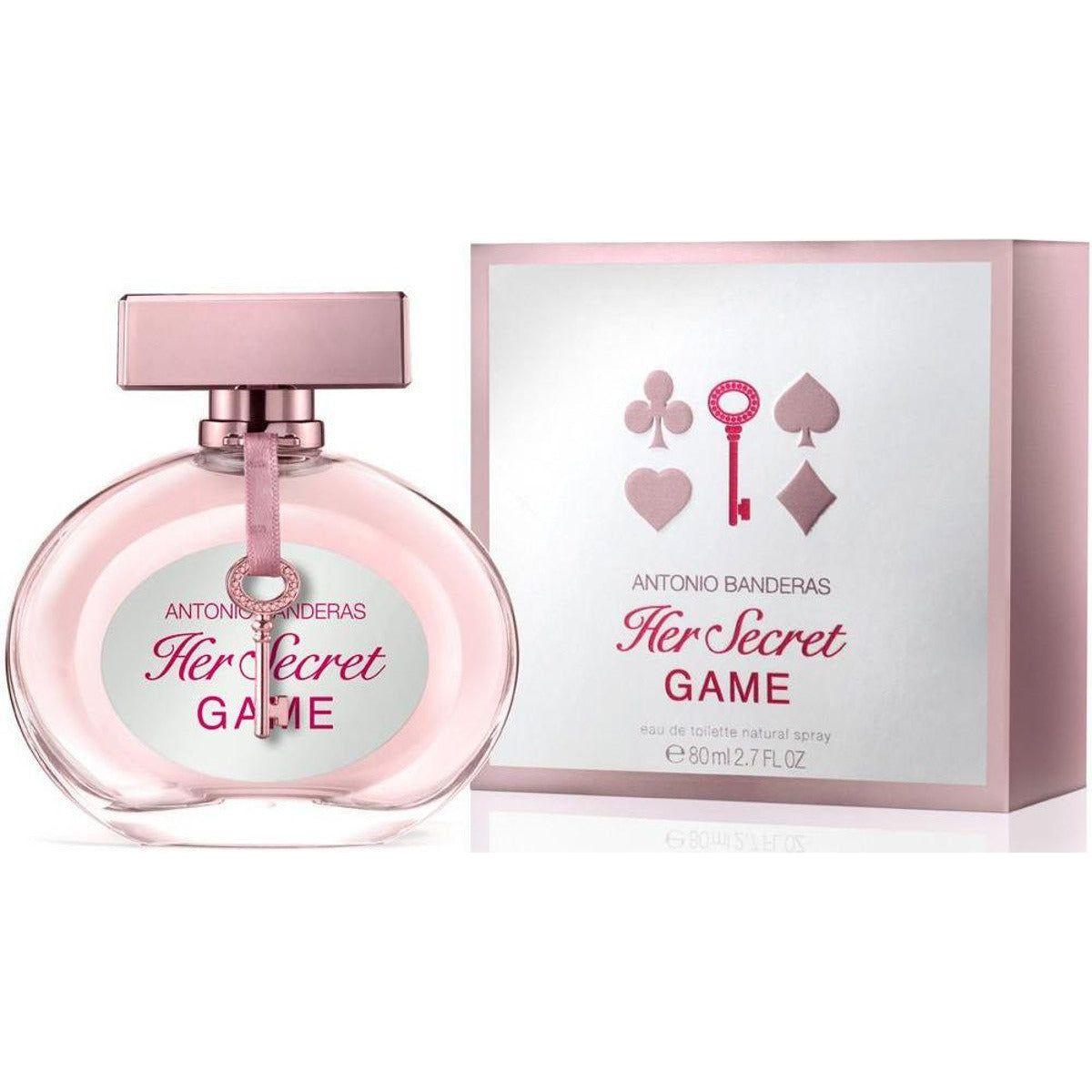 Her Secret Game by Antonio Banderas for her EDT 2.7 oz New in Box 8411061793572