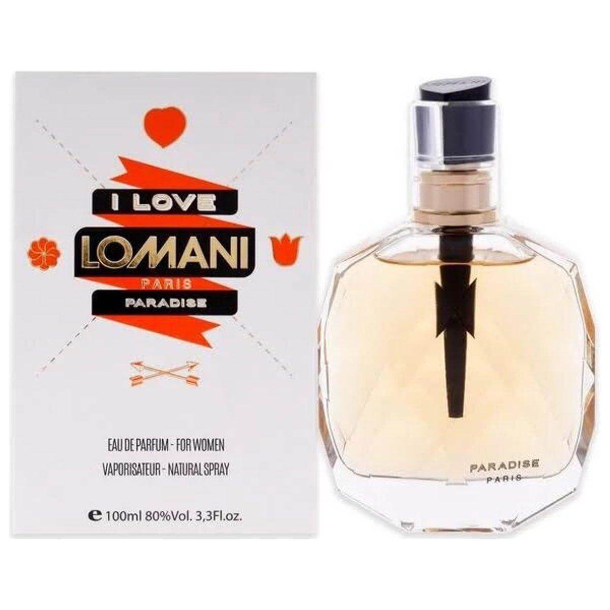 I Love Lomani Paradise by Lomani perfume for women EDP 3.3 / 3.4 oz New in Box 3610400034498