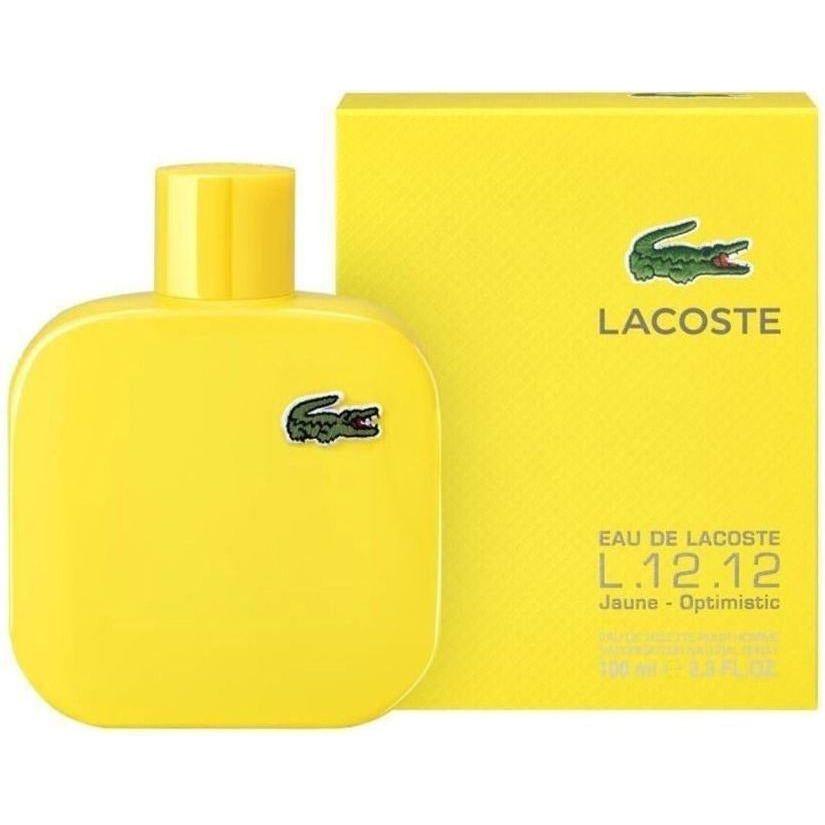 JAUNE L.12.12 Eau de Lacoste cologne men edt 3.4 oz 3.3 NEW IN BOX 737052866888