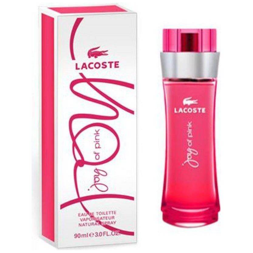 JOY OF PINK by Lacoste 3.0 oz. for Women edt NEW IN BOX 737052407708