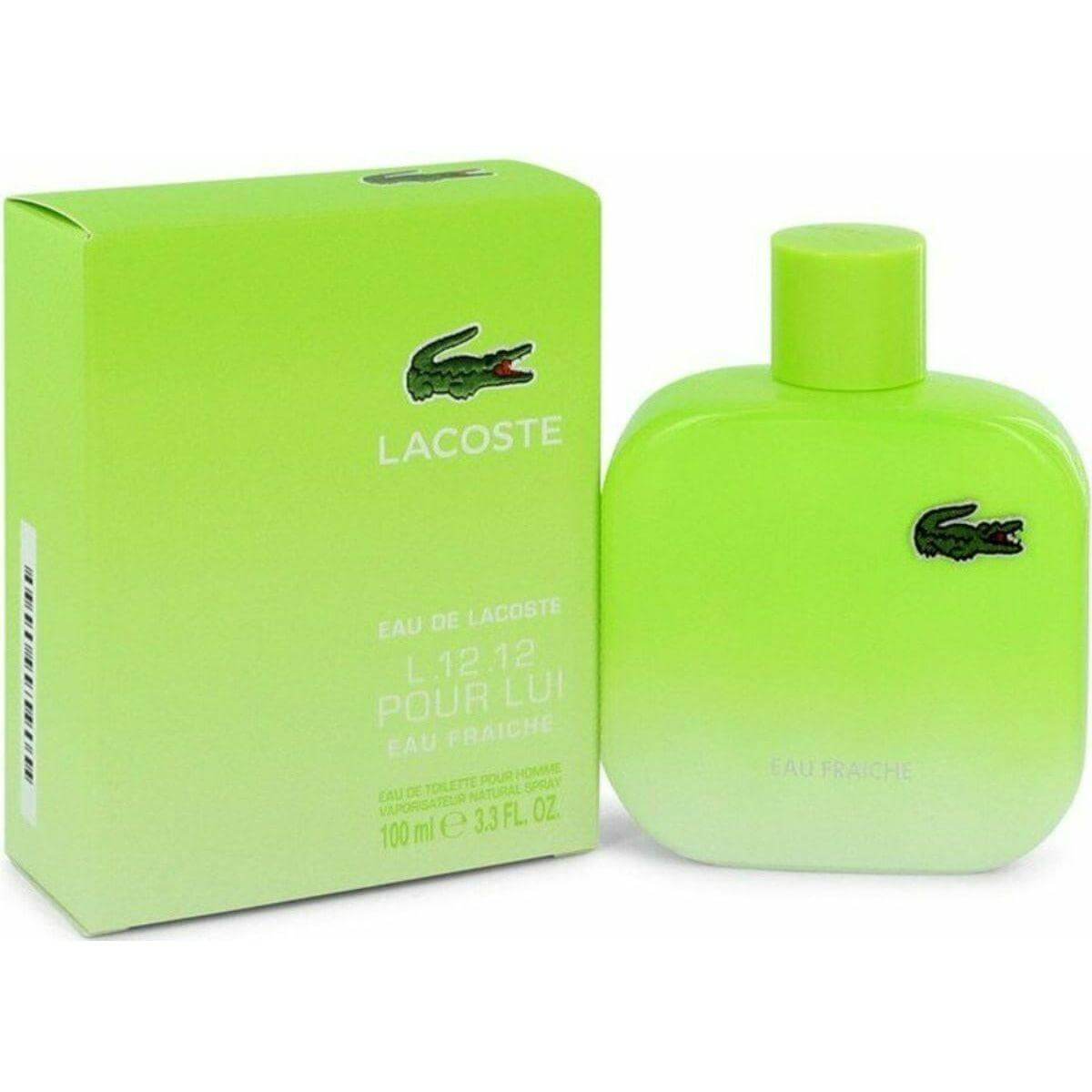 Lacoste Eau De L.12.12 Pour Lui Eau Fraiche Men EDT 3.3/3.4 oz New Box 3607346355114
