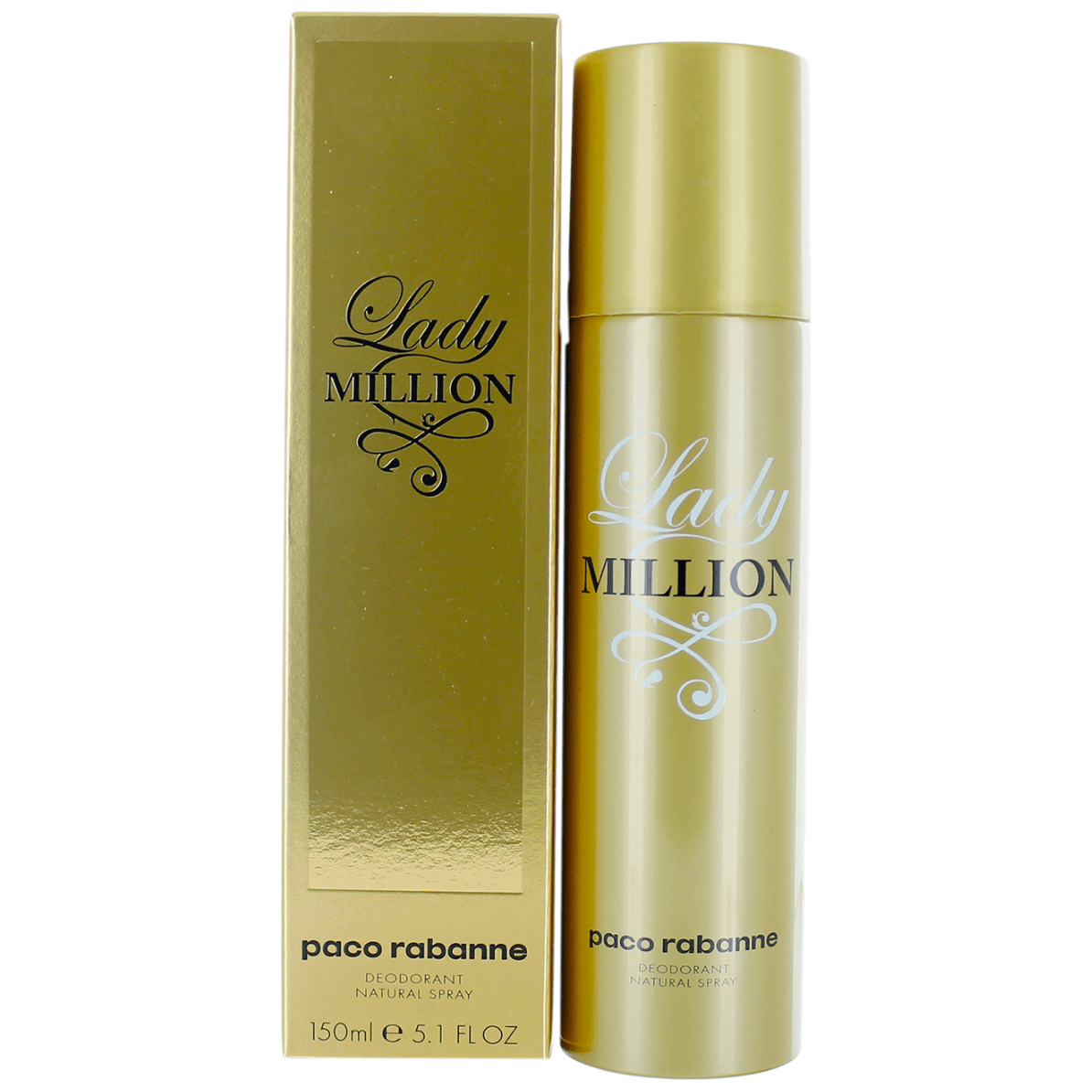 Lady Million by Paco Rabanne 5.1 oz Deodorant Spray 3349668508525