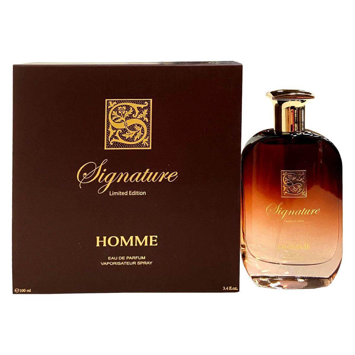 Limited Edition Brown Homme by Signature cologne EDP 3.3 / 3.4 oz New in Box 5055533321097
