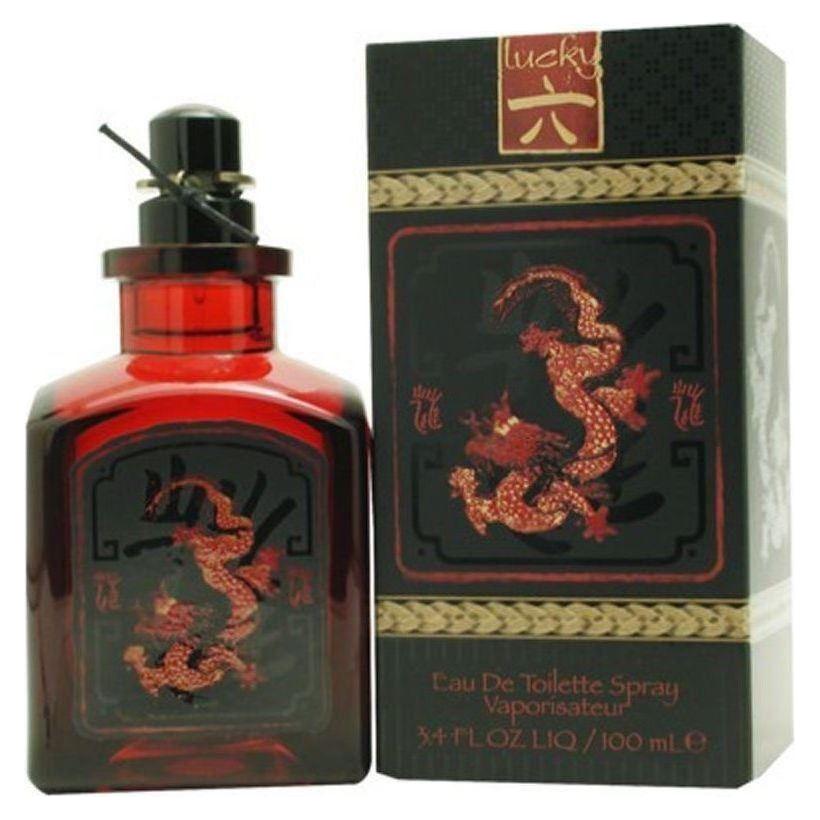 LUCKY NUMBER no # 6 SIX cologne men 3.4 oz 3.3 NEW IN BOX 098691037528