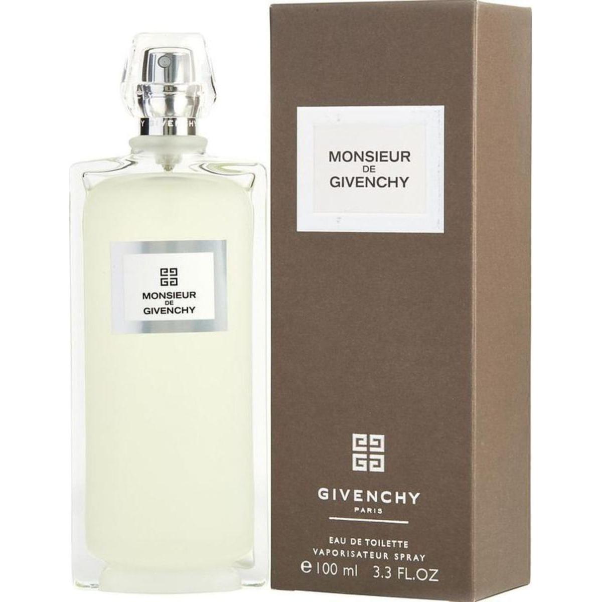 MONSIEUR DE GIVENCHY for Men 3.4 / 3.3 oz EDT Spray Cologne NEW IN BOX 3274870052460