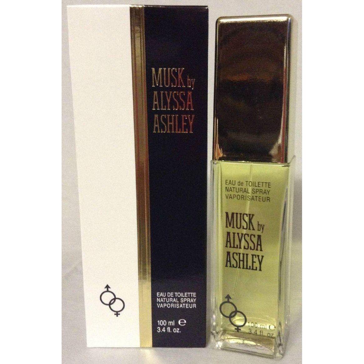 Musk by Alyssa Ashley 3.3 / 3.4 oz for Women edt Perfume NEW IN BOX 652685706038