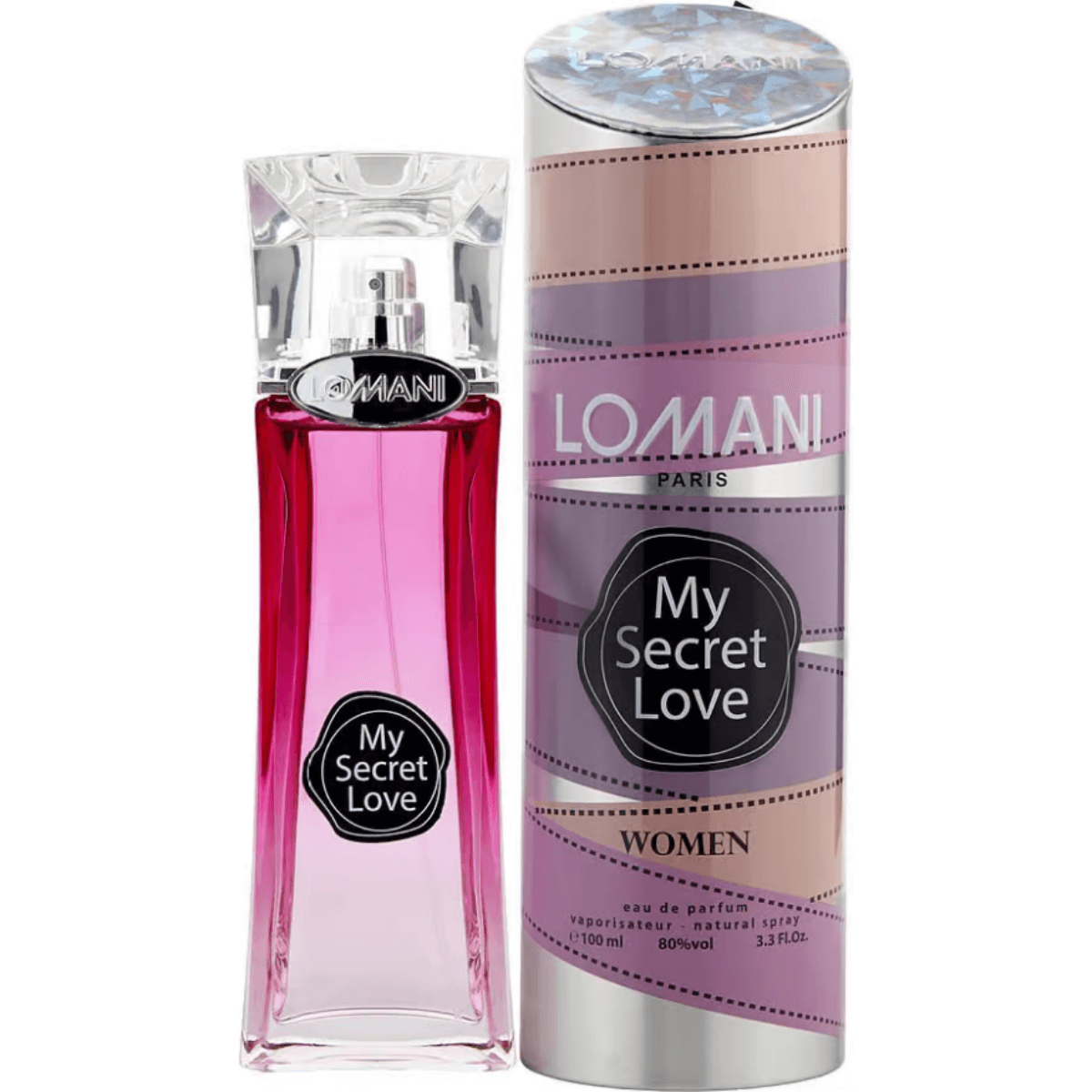 My Secret love by Lomani perfume for women EDP 3.3 / 3.4 oz New in Can 3610400035723