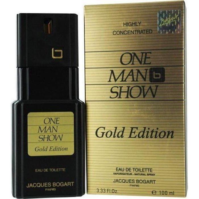 ONE MAN SHOW GOLD EDITION by Jacques Bogart 3.3 / 3.4 oz EDT Men New In Box 3355991003408