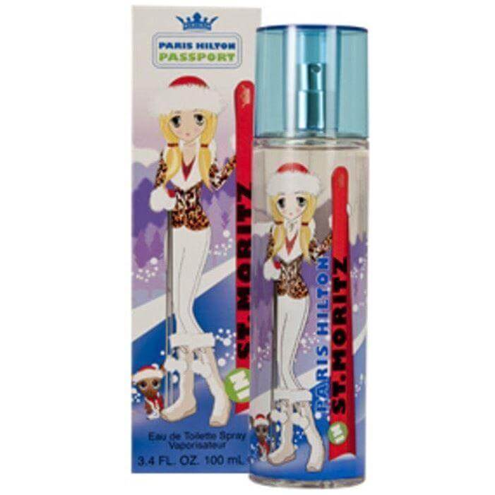 PASSPORT ST. MORITZ by Paris Hilton 3.4 / 3.3 oz Perfume Spray NEW IN BOX 608940548332