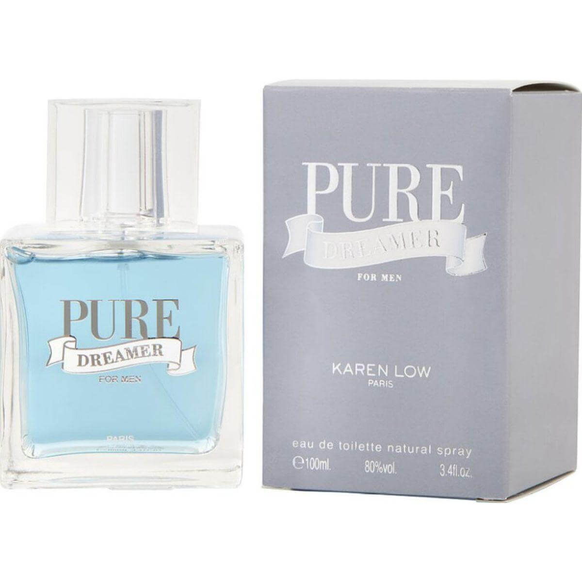 Pure Dreamer by Karen Low cologne for men EDT 3.3 / 3.4 oz New in Box 3700134407030