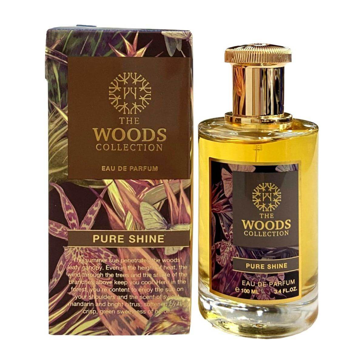 Pure Shine by The Woods Collection for unisex EDP 3.3 / 3.4 oz New in Box 3760294350560