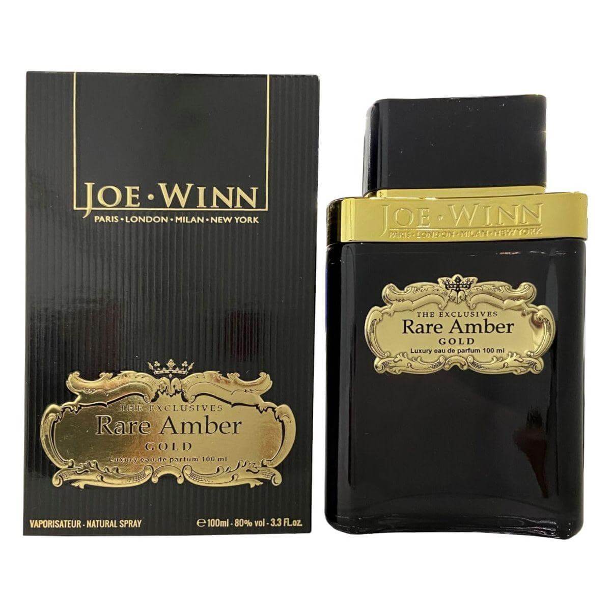 Rare Amber Gold by Joe Winn perfume for unisex EDP 3.3 / 3.4 oz New in Box 3700647000490