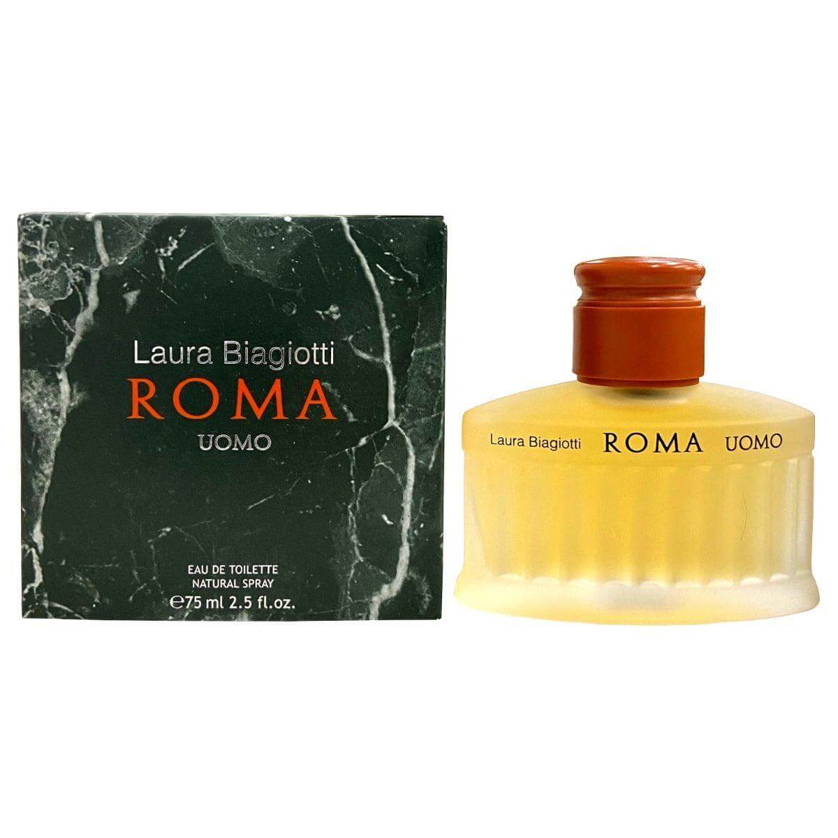ROMA UOMO by Laura Biagiotti cologne for men EDT 2.5 oz New in Box 8011530000127