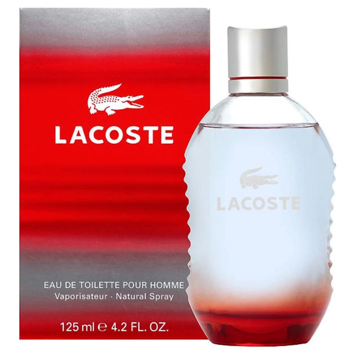 STYLE IN PLAY by LACOSTE RED Cologne 4.2 oz men New in Box 737052074740