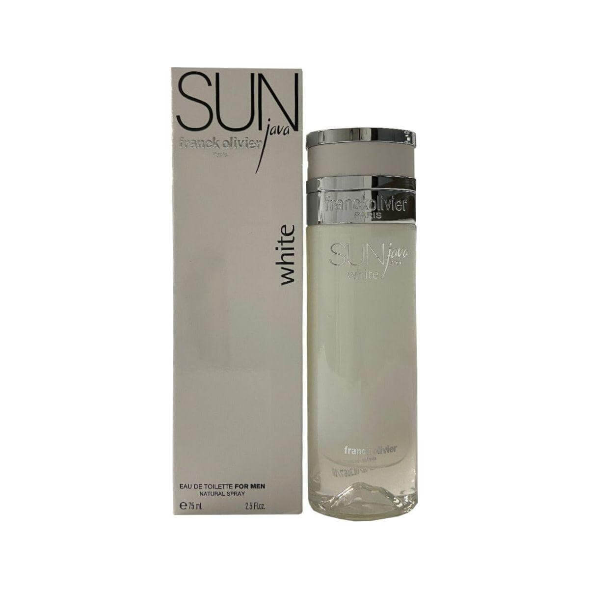 Sun Java White by Franck Olivier cologne for men EDT 2.5 oz New In Box 3516641011321