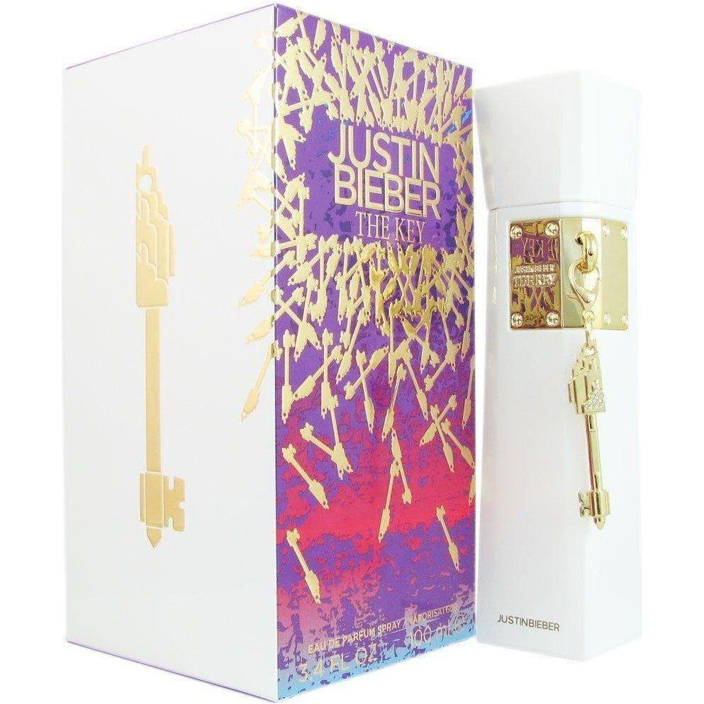 THE KEY Justin Bieber women perfume spray edp 3.4 oz 3.3 NEW IN BOX 719346176194