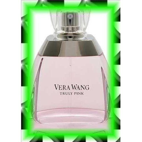 TRULY PINK by VERA WANG Perfume 3.4 oz edp 3.3 New tester