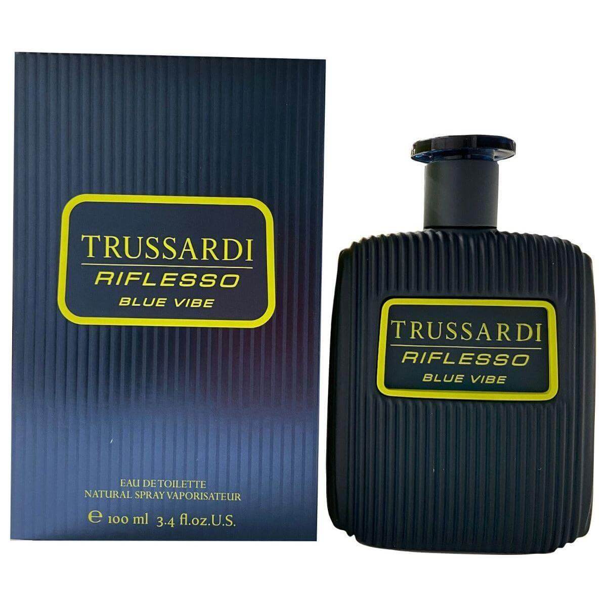 Trussardi Riflesso Blue Vibe by Trussardi cologne for men EDT 3.3 / 3.4 oz New In Box 8058045420347