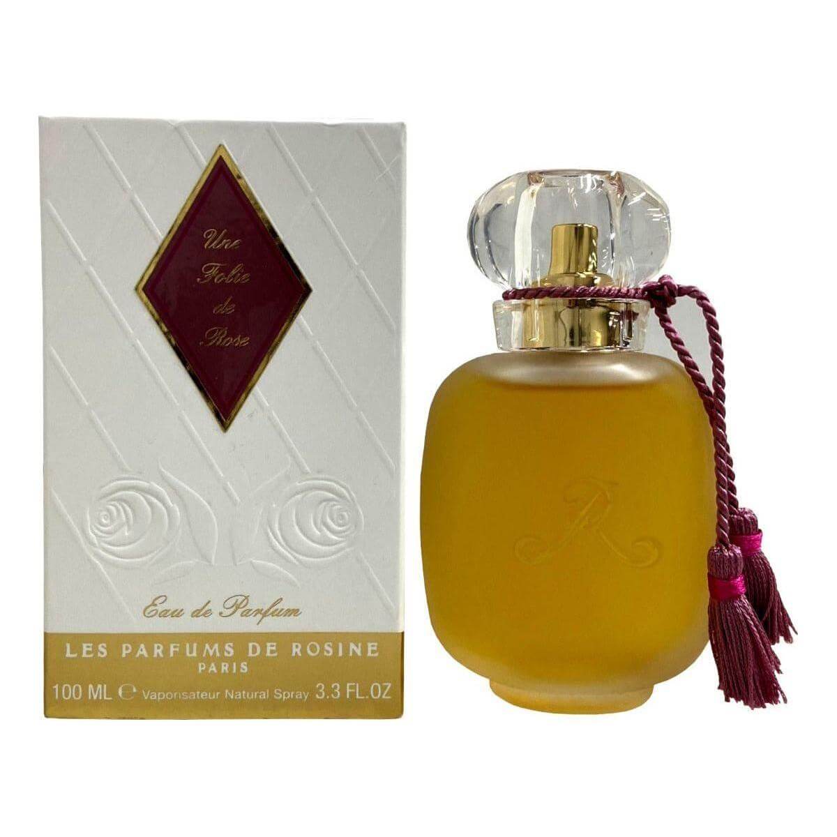 Une Folie de Rose by Les Parfums de Rosine for her EDP 3.3 / 3.4 oz New in Box 3593410000854